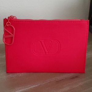 Valentino zippered pouch/ purse/ bag